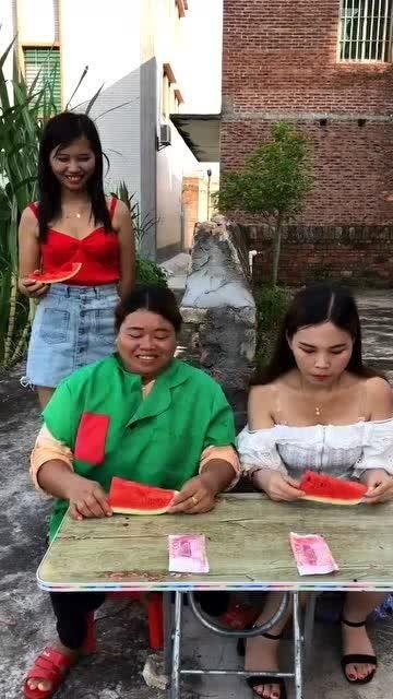 吃瓜比赛搞笑视频合集